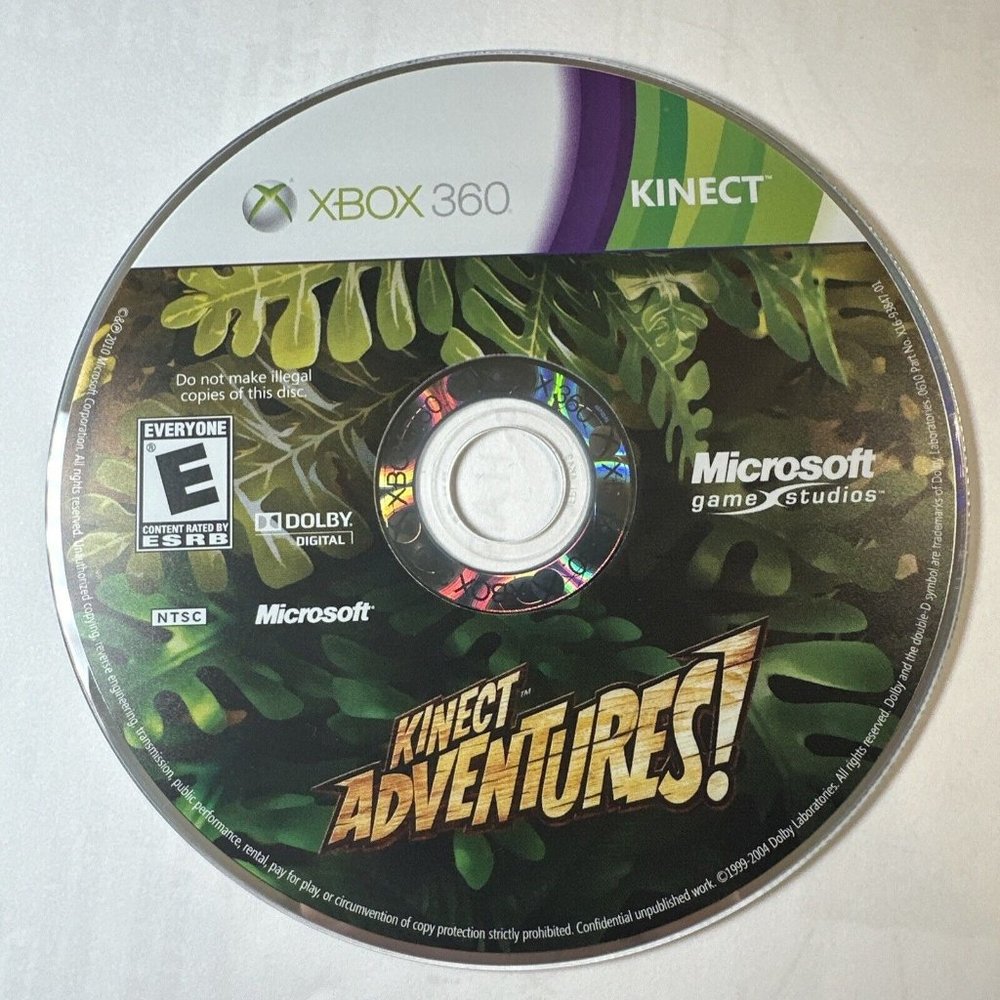 Kinect Adventures (XBOX 360)‎ - - - - **GAME DISC ONLY**
